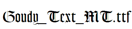 Goudy_Text_MT