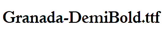 Granada-DemiBold