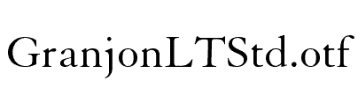 GranjonLTStd