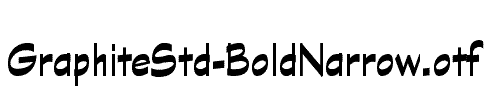 GraphiteStd-BoldNarrow