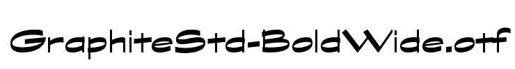 GraphiteStd-BoldWide