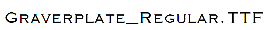 Graverplate_Regular