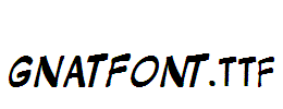 GNATFONT