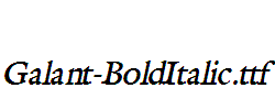 Galant-BoldItalic