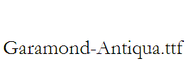 Garamond-Antiqua