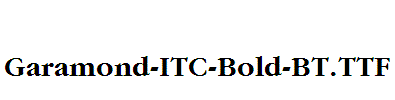 Garamond-ITC-Bold-BT