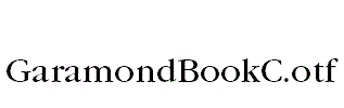 GaramondBookC