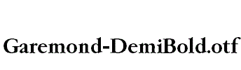 Garemond-DemiBold