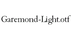 Garemond-Light