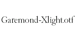 Garemond-Xlight