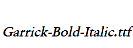 Garrick-Bold-Italic