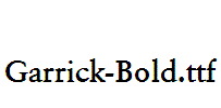 Garrick-Bold