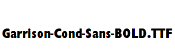 Garrison-Cond-Sans-BOLD