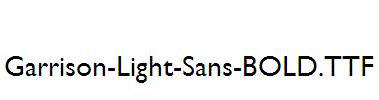 Garrison-Light-Sans-BOLD