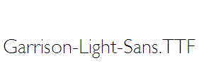 Garrison-Light-Sans