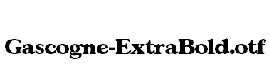 Gascogne-ExtraBold