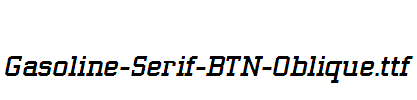 Gasoline-Serif-BTN-Oblique