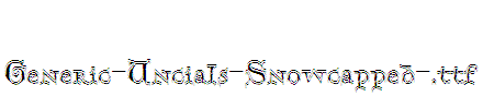 Generic-Uncials-Snowcapped-