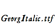 GeorgItalic