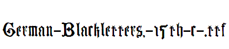 German-Blackletters,-15th-c-