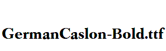 GermanCaslon-Bold