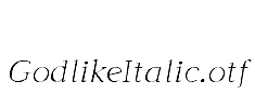 GodlikeItalic