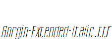 Gorgio-Extended-Italic