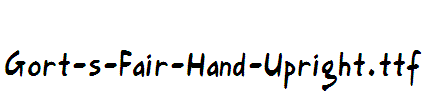 Gort-s-Fair-Hand-Upright