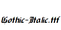 Gothic-Italic