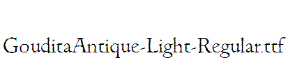 GouditaAntique-Light-Regular