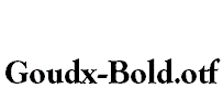 Goudx-Bold