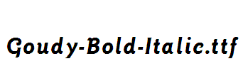 Goudy-Bold-Italic