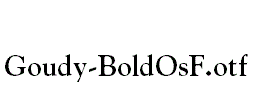 Goudy-BoldOsF