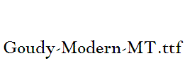 Goudy-Modern-MT