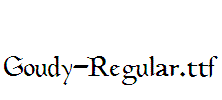 Goudy-Regular