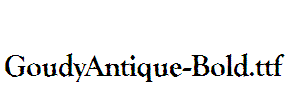 GoudyAntique-Bold