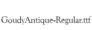 GoudyAntique-Regular