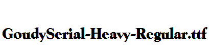 GoudySerial-Heavy-Regular