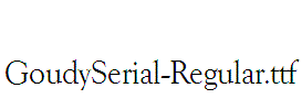 GoudySerial-Regular