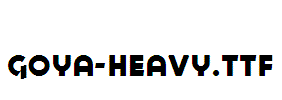 Goya-Heavy