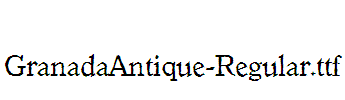 GranadaAntique-Regular