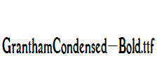 GranthamCondensed-Bold