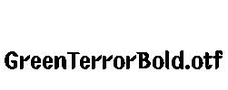 GreenTerrorBold