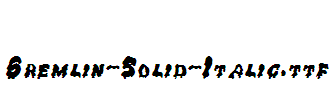 Gremlin-Solid-Italic