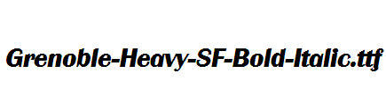 Grenoble-Heavy-SF-Bold-Italic