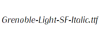 Grenoble-Light-SF-Italic