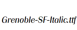 Grenoble-SF-Italic