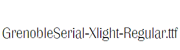 GrenobleSerial-Xlight-Regular