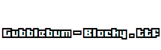 Gubblebum-Blocky