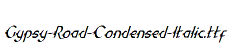 Gypsy-Road-Condensed-Italic